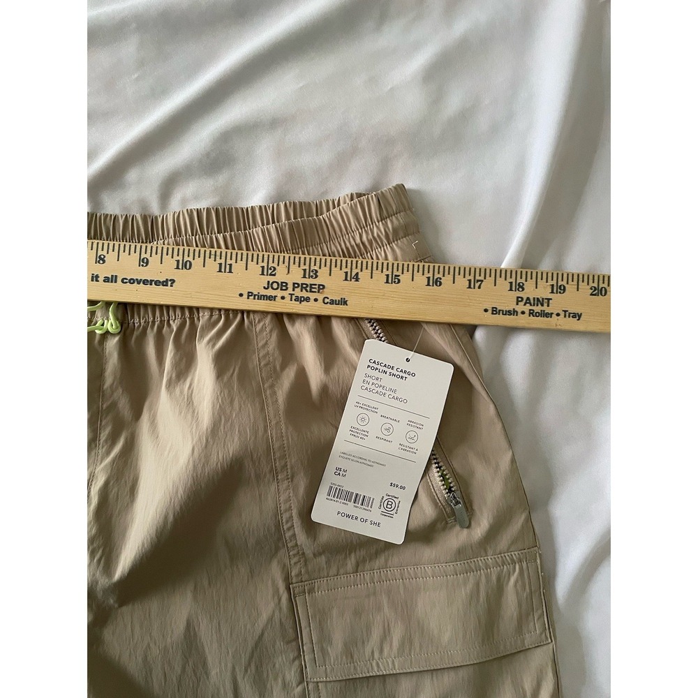 Athleta NWT Cascade Cargo Poplin Short Medium Oak - Picture 4 of 10